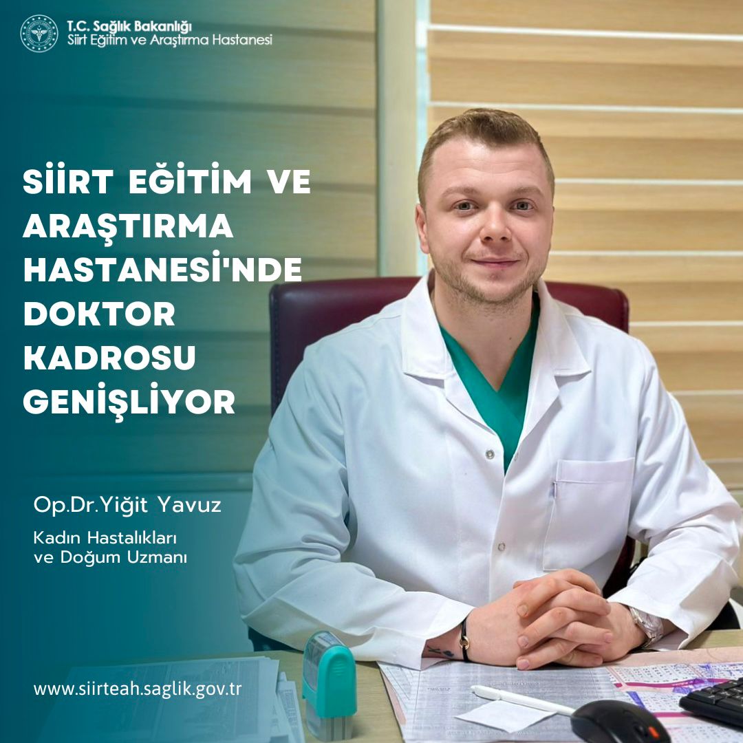 Kadın Hastalıkları ve Doğum Uzmanı Op. Dr. Yiğit Yavuz, Hasta Kabulüne Başladı