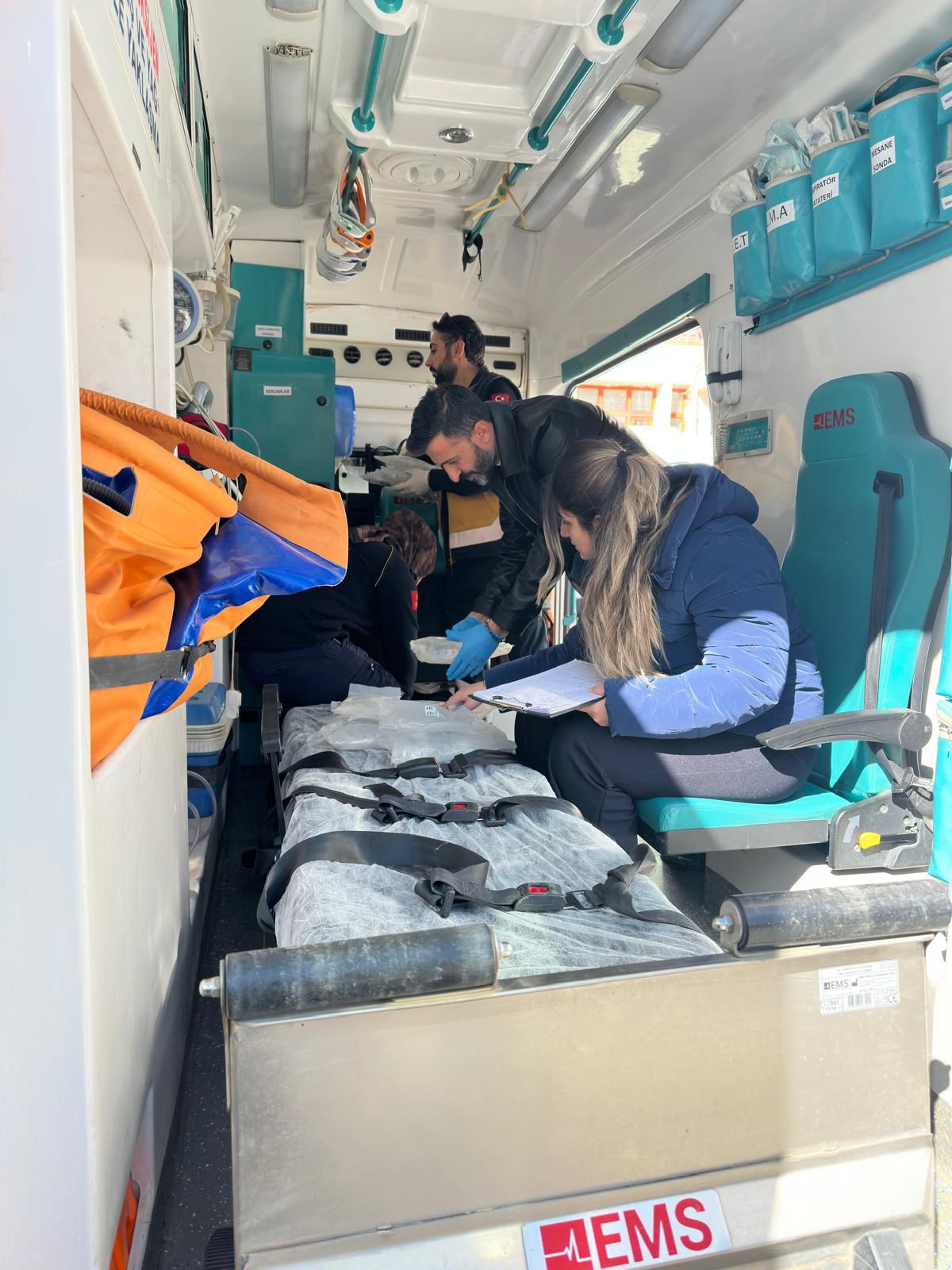 Kamu ve Özel Sektör Ambulansların Denetimi Yapıldı