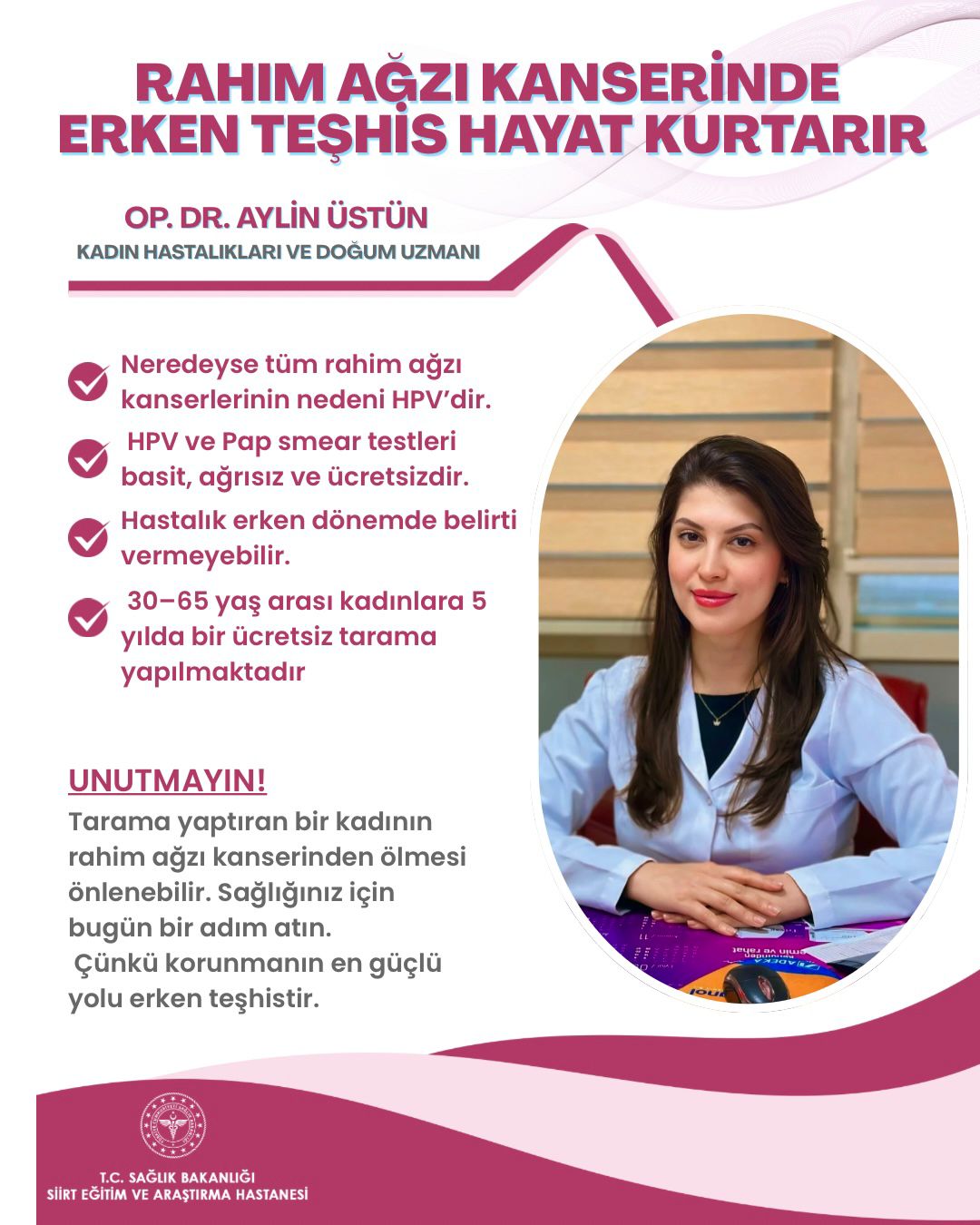 Rahim Ağzı Kanserinde Erken Teşhis Hayat Kurtarıyor