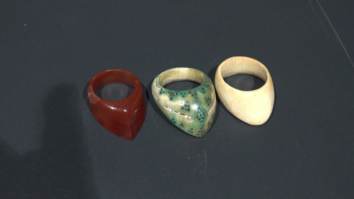 Batman Hasankeyf'e Arkeolojik 800 yıllık (Okçu yüzüğü ) Zihgir bulundu