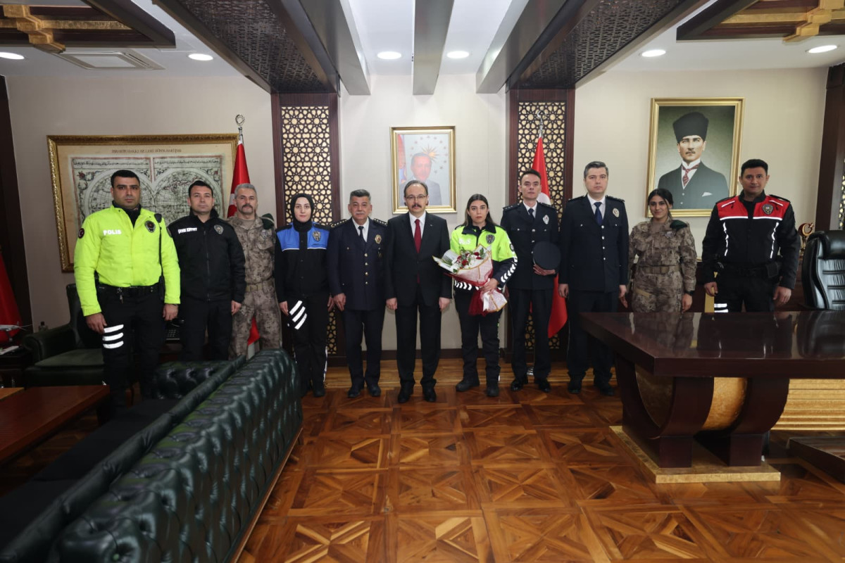 POLİS HAFTASI KAPSAMINDA EMNİYET MÜDÜRÜ ÖZTÜRK’TEN VALİ KIZILKAYA’YA ZİYARET
