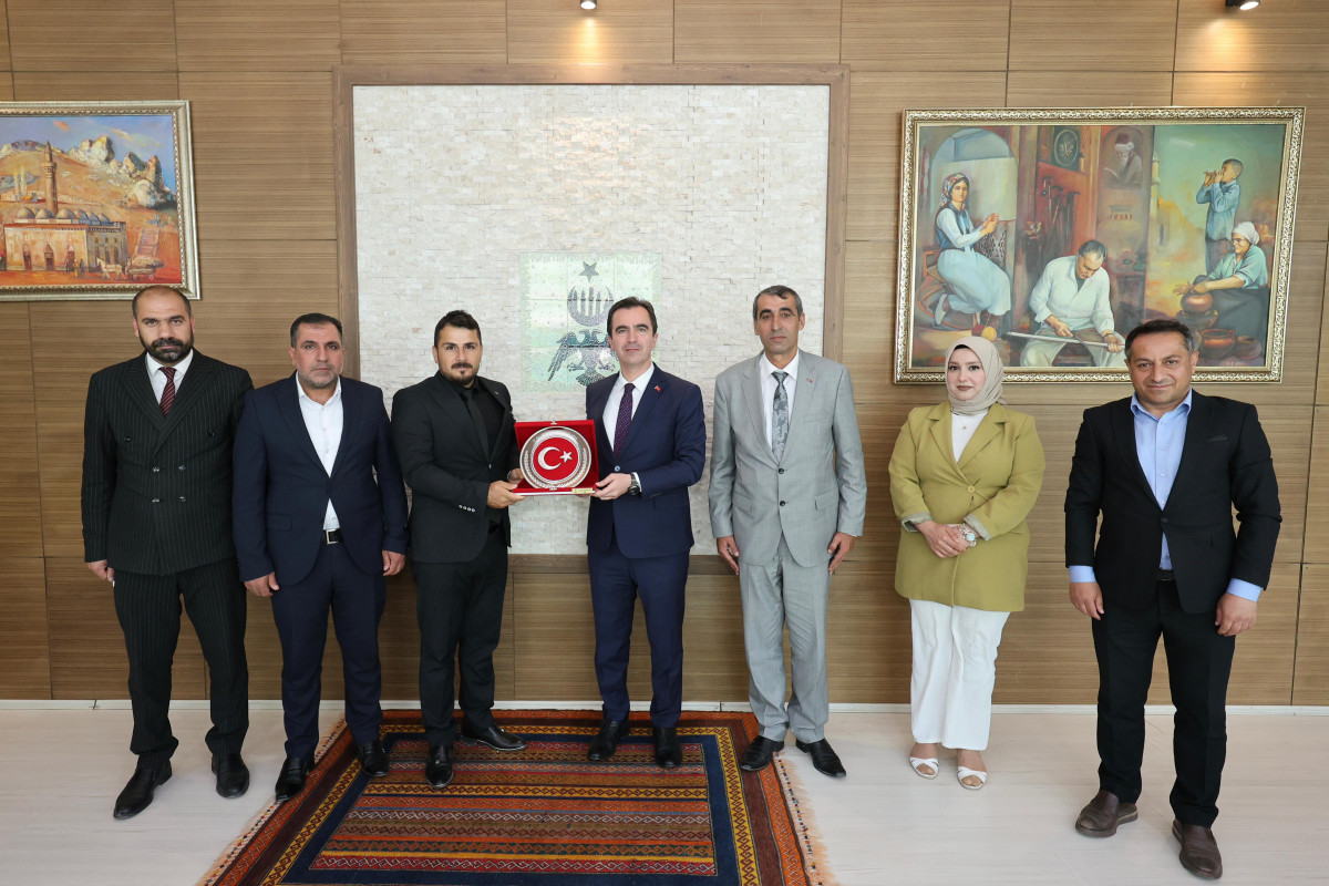 ŞEHİT GAZİ-SEN KONFEDERASYONU HEYETİNDEN VALİ KARAKAYA VE REKTÖR ELMASTAŞ’A ZİYARET