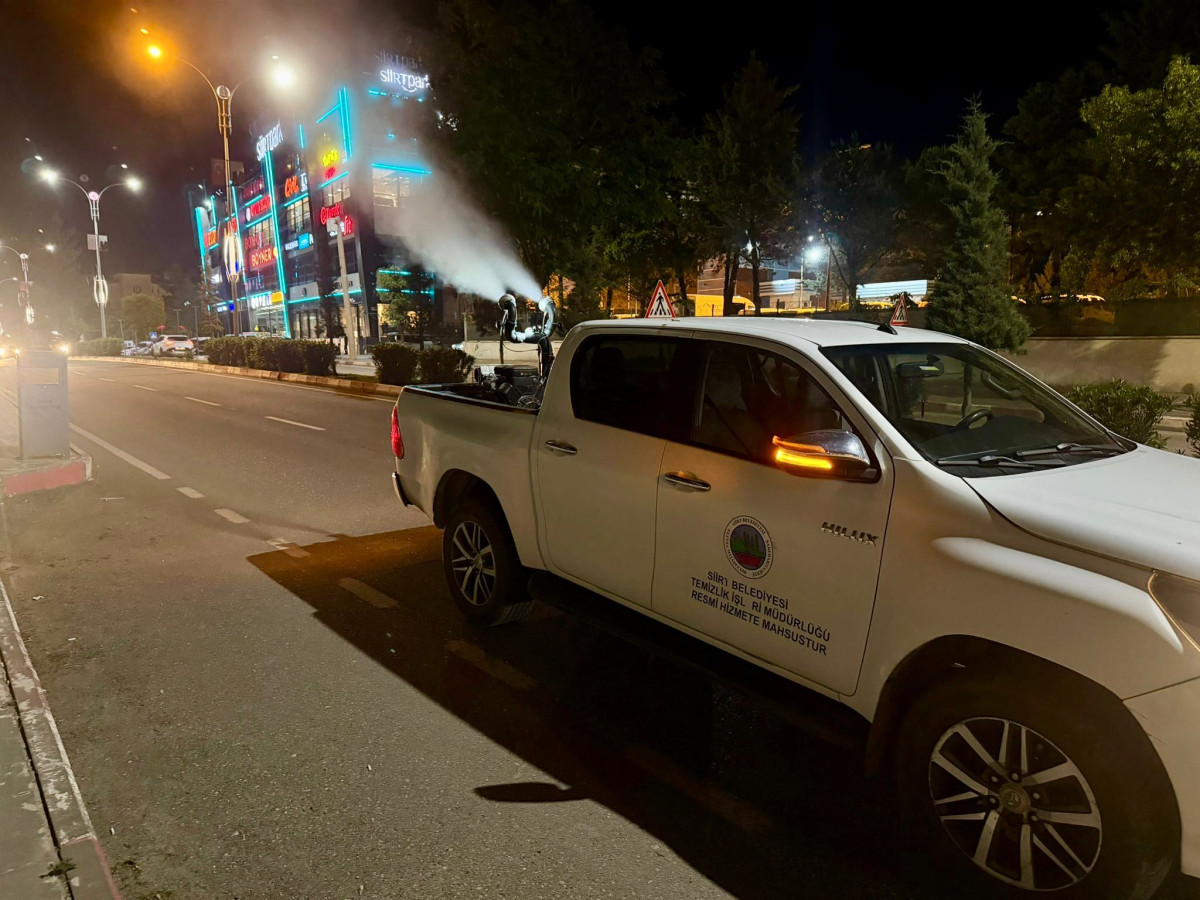 SİİRT'TE YAZ ÖNCESİ KAPSAMLI İLAÇLAMA SEFERBERLİĞİ…!