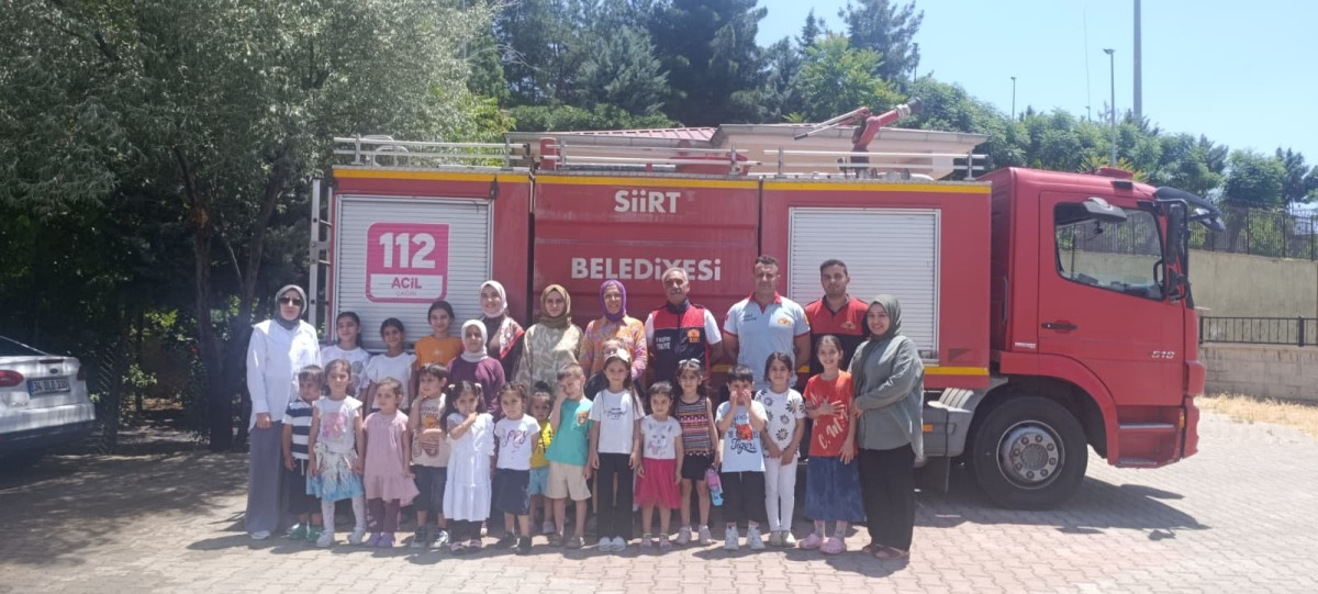 Siirt Ulus ADEM’de Yangın Eğitimi Düzenlendi