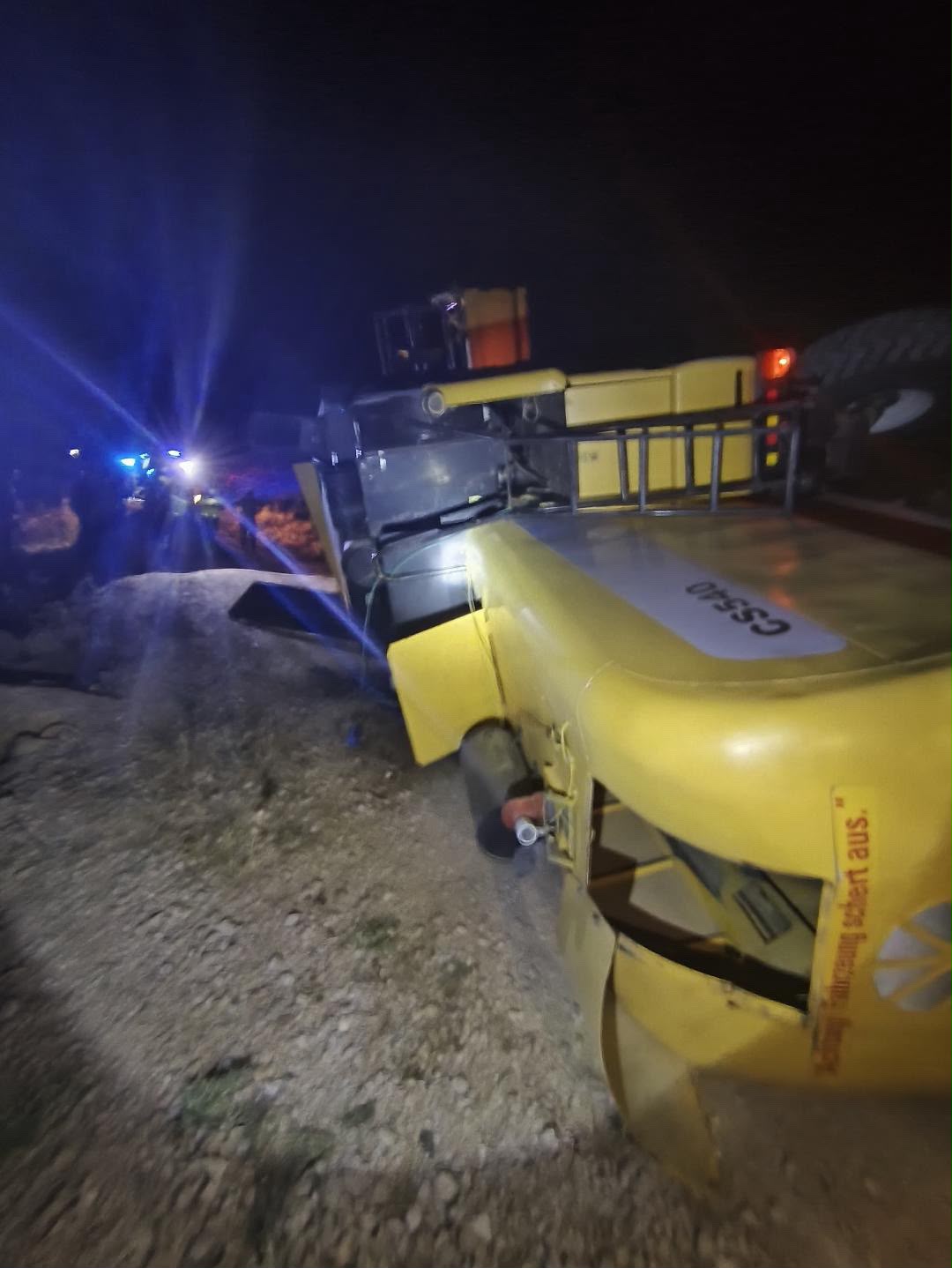 Siirt’te Biçerdöver Devrildi: Sürücü Yaralandı