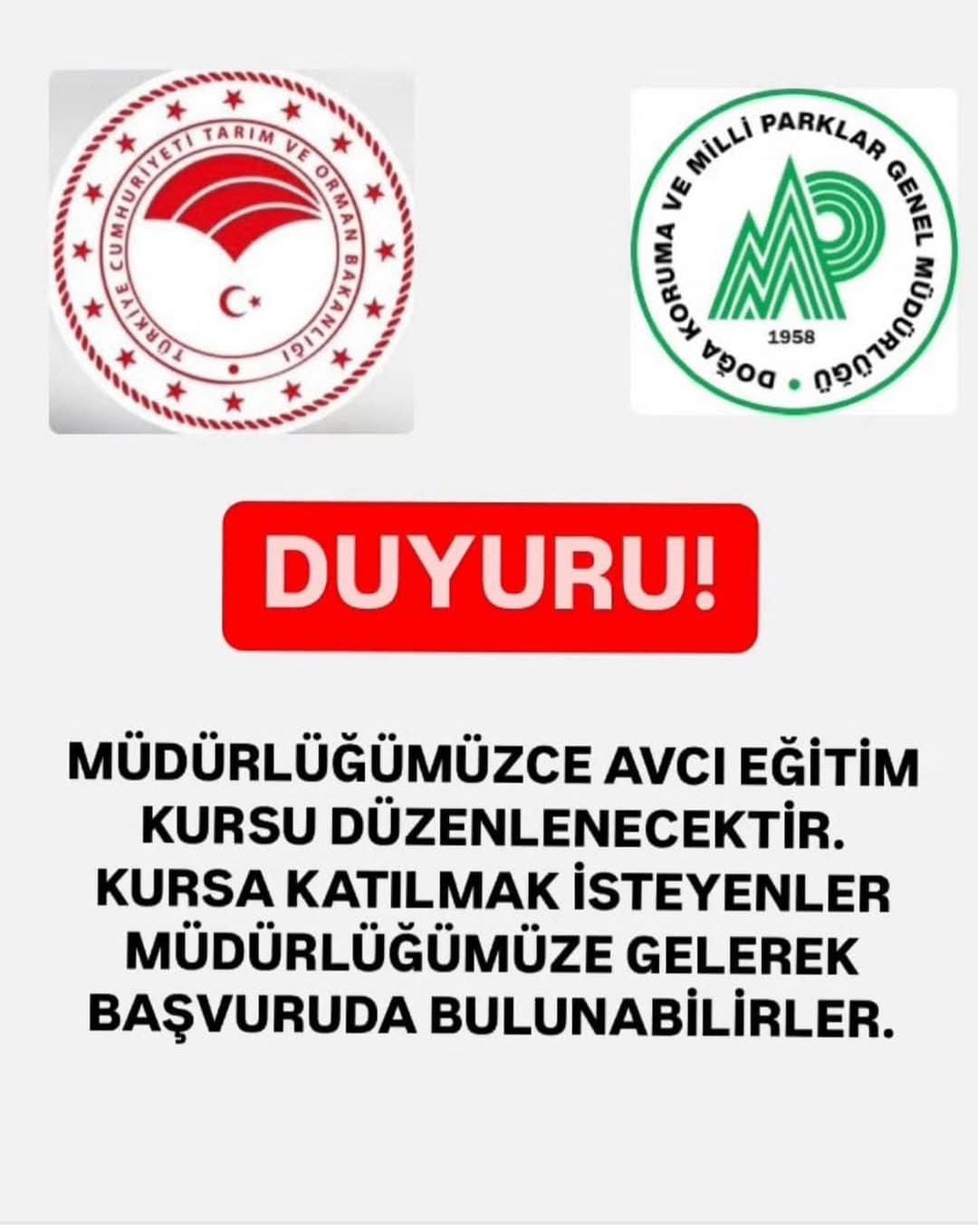 SİİRT İLİNDE VATANDAŞLARA BİLİNÇLİ ve SÜRDÜRÜLEBİLİR AVCILIK YAPILMASI İÇİN AVCI EĞİTİM KURSU DÜZENLENECEK...