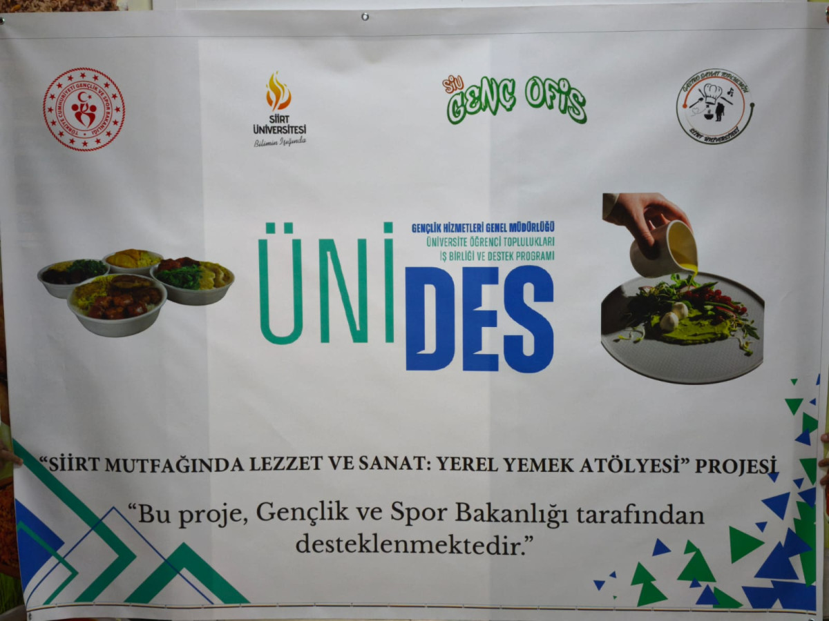 Siirt Üniversitesi Gastrosanat Topluluğu, ÜNİDES Kapsamında Yerel Gastronomiyle Çapraz Kültürel Bağlar Kurdu
