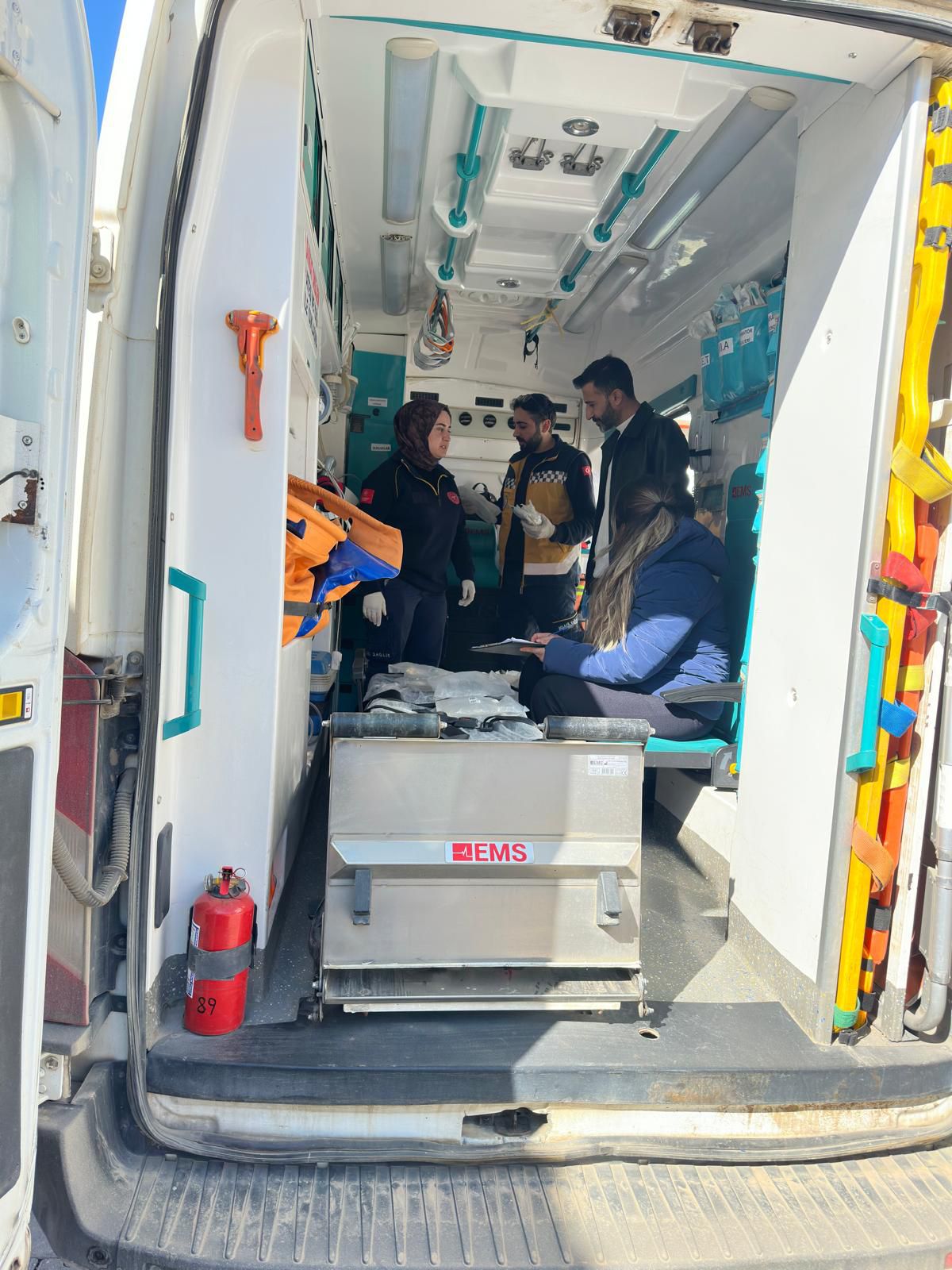 Kamu ve Özel Sektör Ambulansların Denetimi Yapıldı