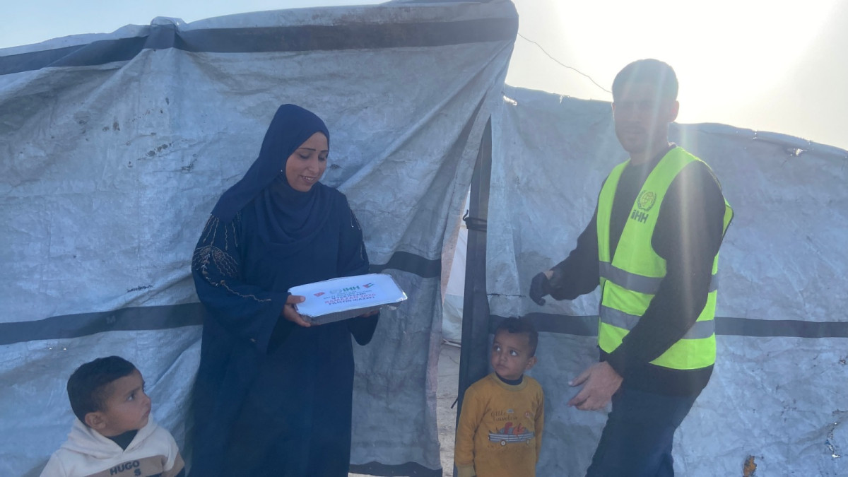 Şehit İbrahim BİLGEN Adına Gazze’de 1500 Kişiye İftar Yemeği Verildi
