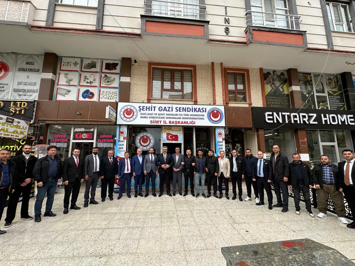  Gazi – Sen Sendikası Siirt İl Başkanlığı Düzenlenen Törenle Açılışı Yapıldı  