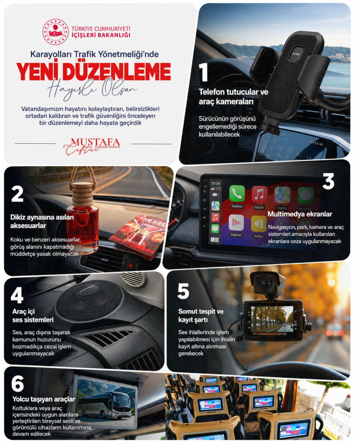 Karayolları Trafik Yönetmeliği'nde yeni düzenleme
