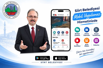  SİİRT BELEDİYESİNDEN DİJİTAL DÖNÜŞÜM HAMLESİ: TÜM HİZMETLER TEK UYGULAMADA…!