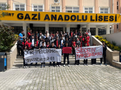 SİİRT ​GAZİ ANADOLU LİSESİ’NDE ANLAMLI DURUŞ: 